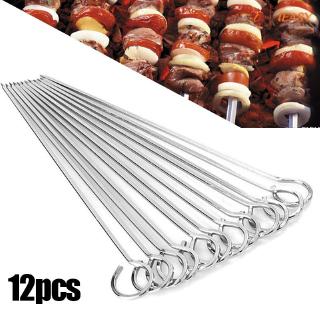 Que xiên nướng inox 12 cái
