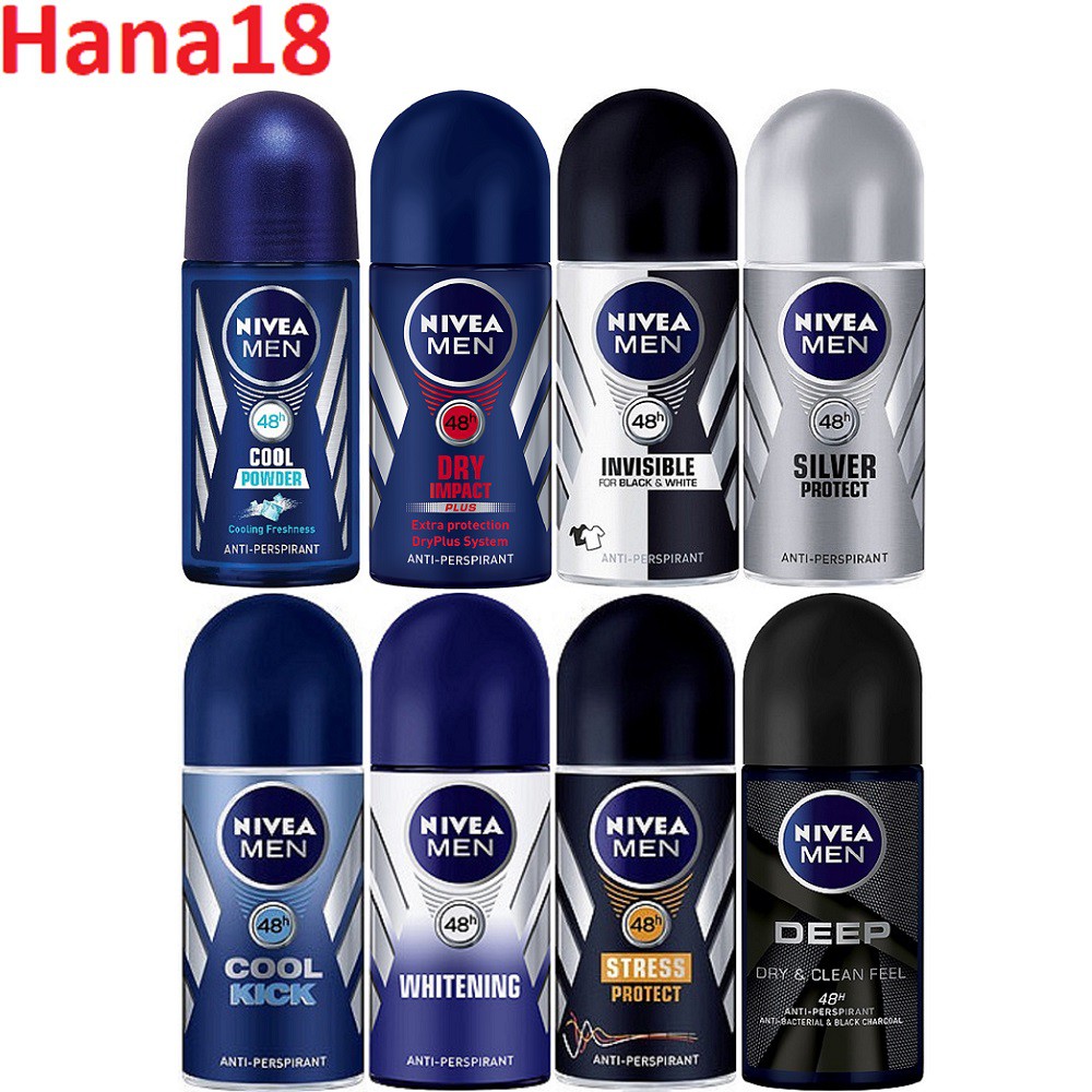 Lăn Khử Mùi Nivea Nam 50ml Hana18 cung cấp hàng 100% chính hãng