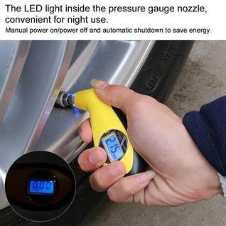 Thiết bị đo áp suất lốp xe hơi màn hình LCD kỹ thuật số chuyên dụng sbay