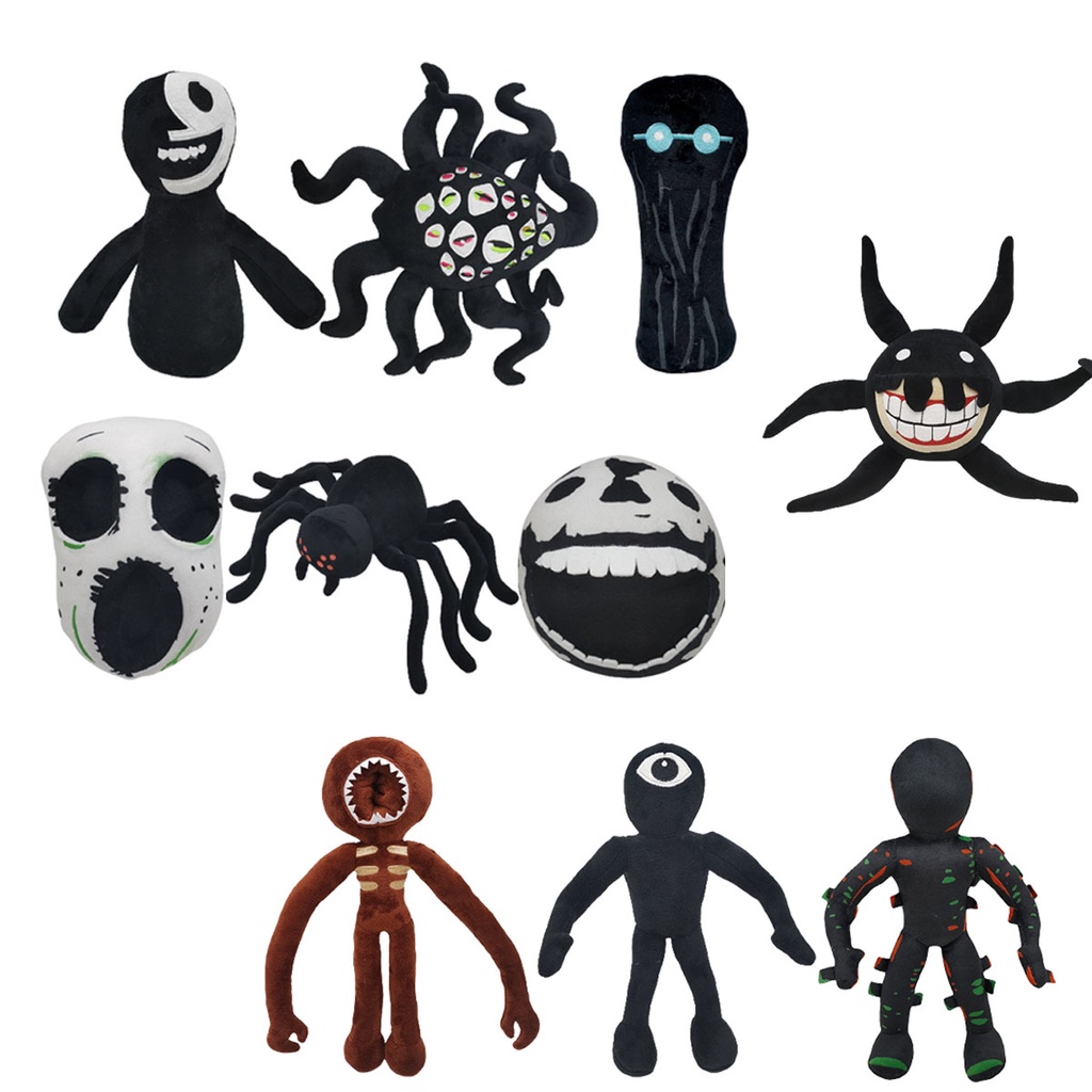 New Game Roblox Doors Plush Toy Screech Glitch Monster Soft Dolls Christmas Kid Gift