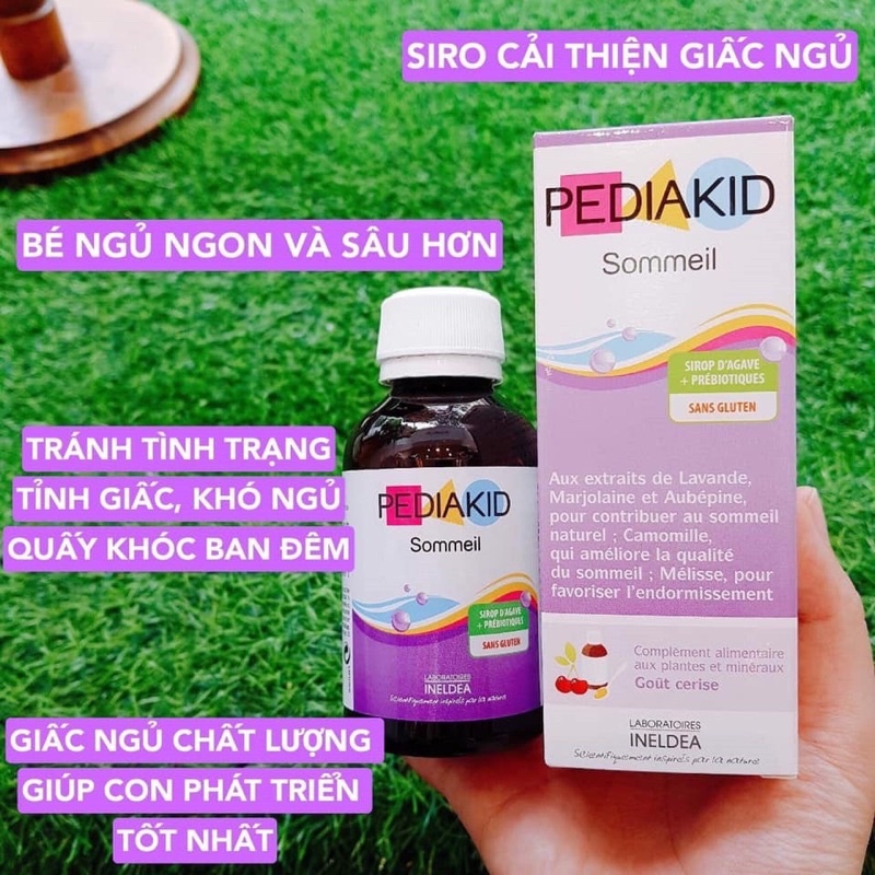 Pediakid kích thích ngủ ngon (125ml) - hộp màu tím