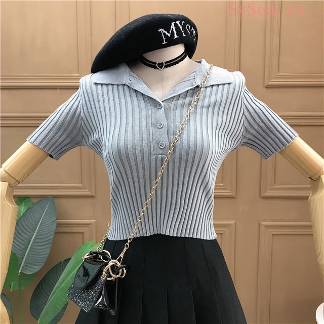 Áo Thun Nữ Tay Ngắn In Hình Phong Cách Hàn Quốc