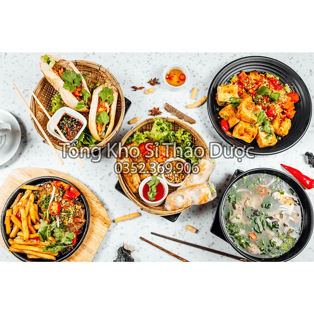 Combo 10 loại bột gia vị nấu ăn cho nhà bếp