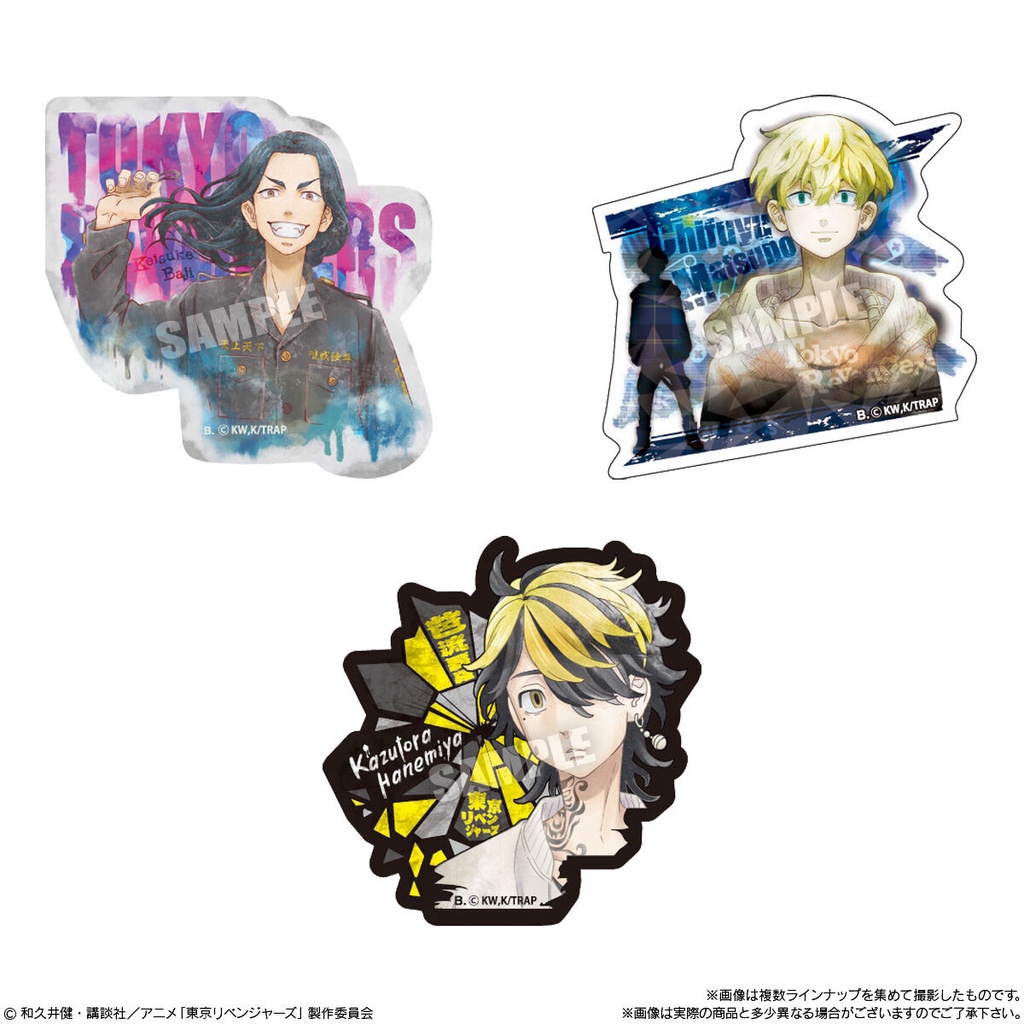 Sticker sưu tập Gummi Tokyo Revengers chính hãng - Gói mới chưa bóc