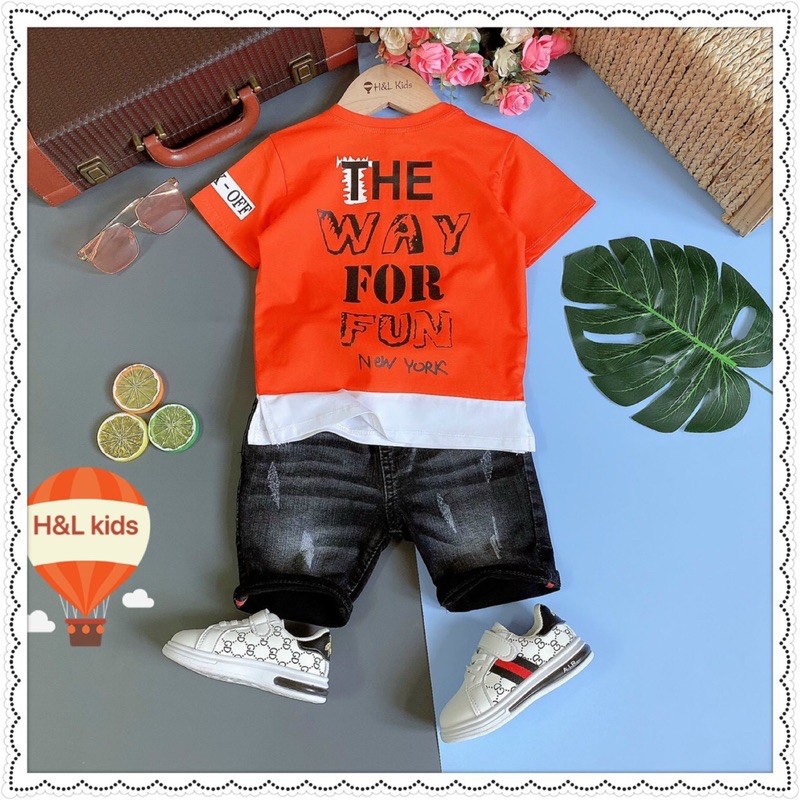 Áo bé trai lẻ size có hình in trước sau, nhiều mẫu