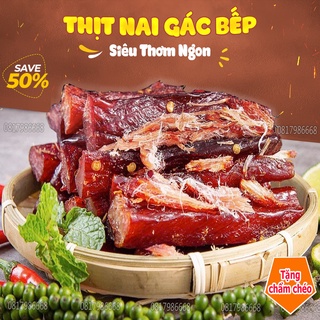 Thịt Nai Gác Bếp Mường Then chuẩn vị Tây Bắc, Khô Thịt Nai kèm mắc khén thơm lừng