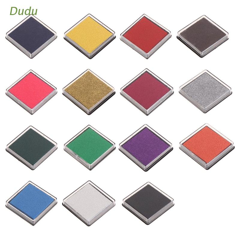 Đệm mực in dấu vân tay trang trí sổ lưu niệm thủ công mỹ nghệ 4cm DIY