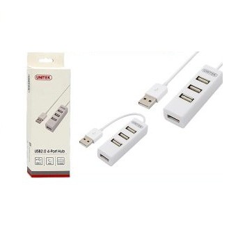 Hub chia usb 2.0 từ 1 ra 4 cổng USB Unitek Y2146 dây dài 20cm