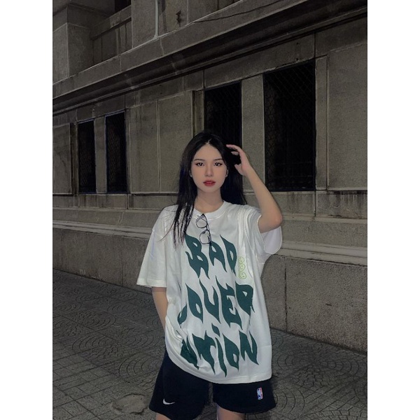 Áo thun cotton "Bad lover"