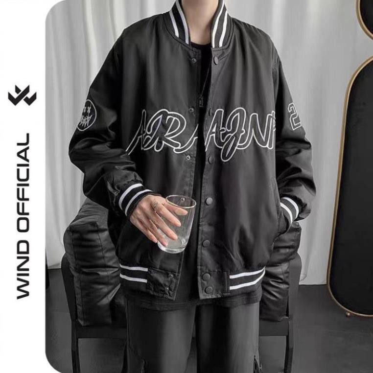 Áo khoác bomber dù unisex form rộng 2 lớp 28 nam nữ cực phẩm của năm bao đẹp