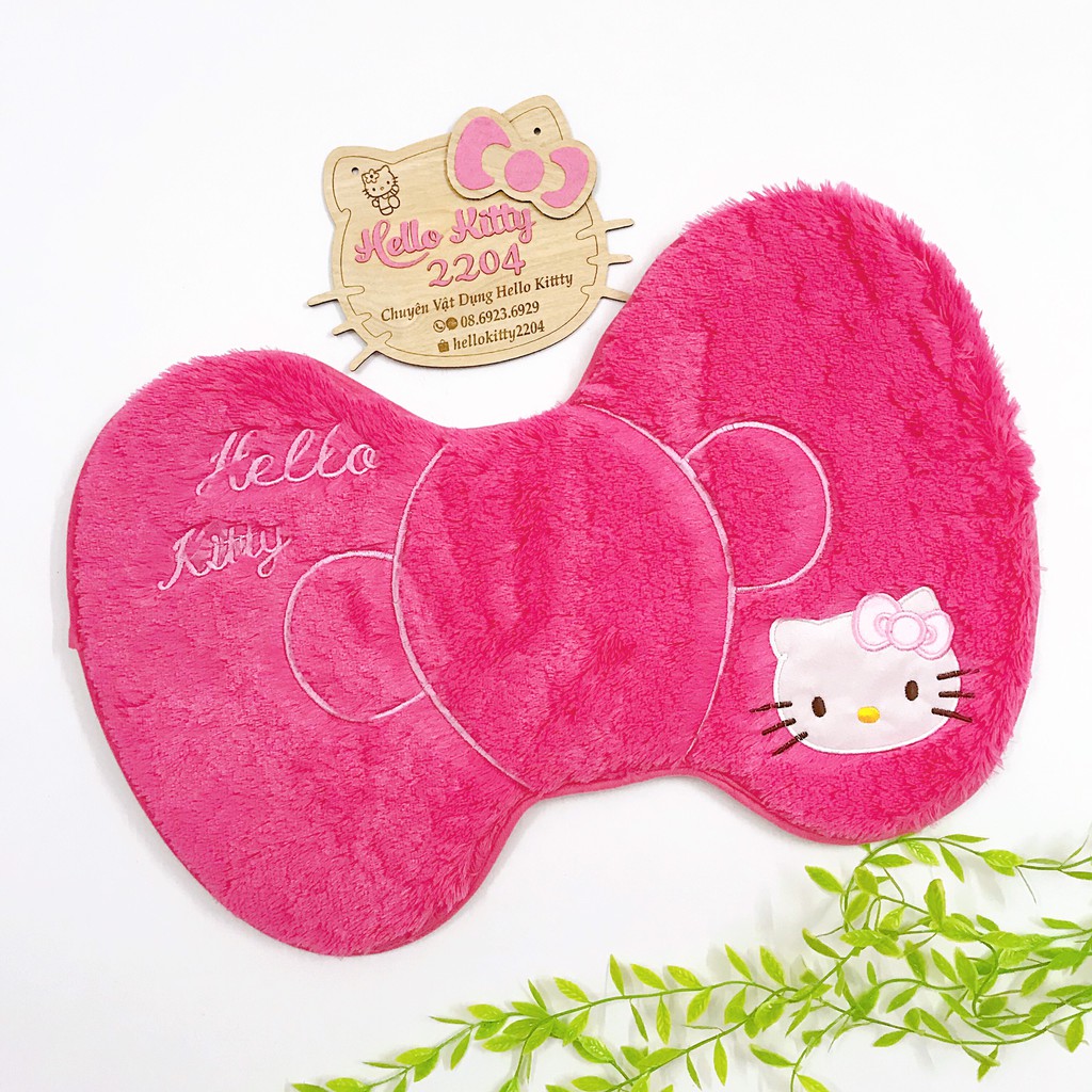 🌸🌸 Thảm lông lau chân hình nơ Hello Kitty ☘☘
