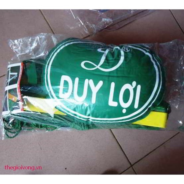 Lưới võng xếp Duy Lợi + Gối (Loại lớn 18 lỗ - Không kèm khung)