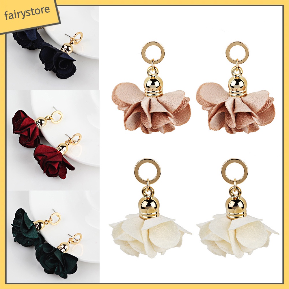 Hoa Tai Dáng Dài Thời Trang Phong Cách Cho Nữ