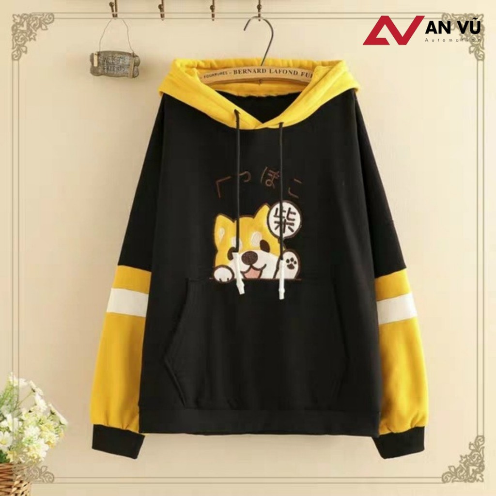 [Video thật] Áo Hoodie Nữ / Nam - Áo Khoác Nỉ Hình Chú Chó Siêu Dễ Thương Blazel, 2 Màu | BigBuy360 - bigbuy360.vn