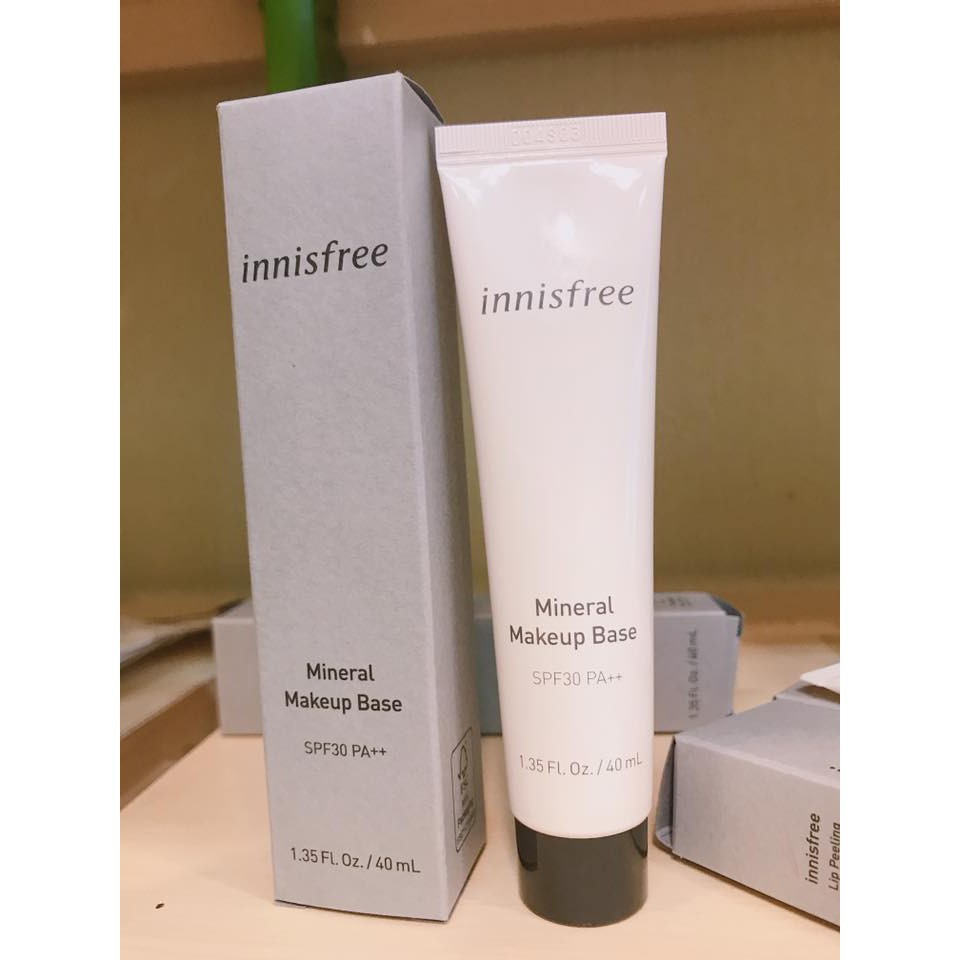 Kem lót INNISFREE Mineral Make Up Base SPF30/PA++ 40ml Sáng da - HONGS BEAUTY