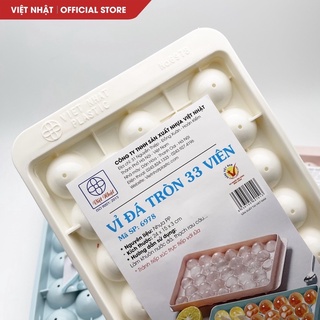 khay làm đá tròn 33 viên nhựa việt nhật 6978