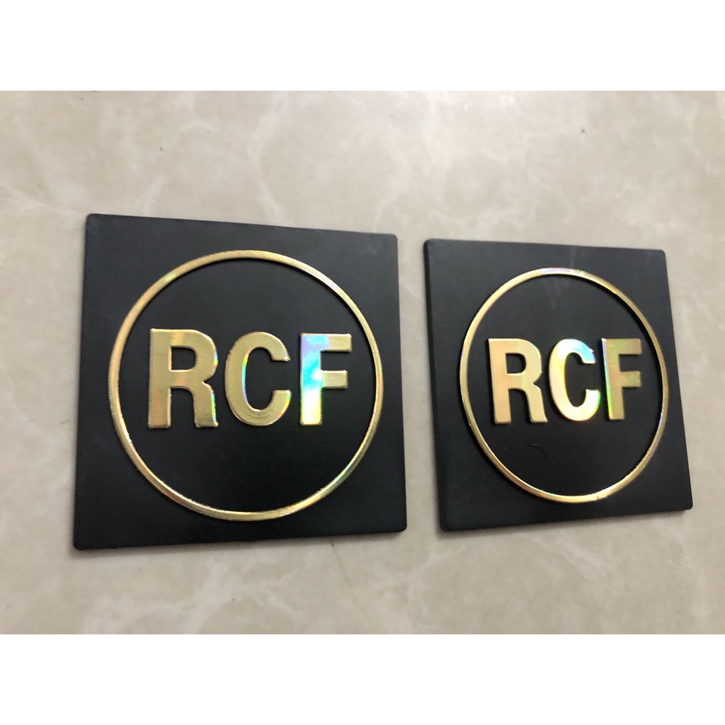 Tem Dán Thùng Loa RCF