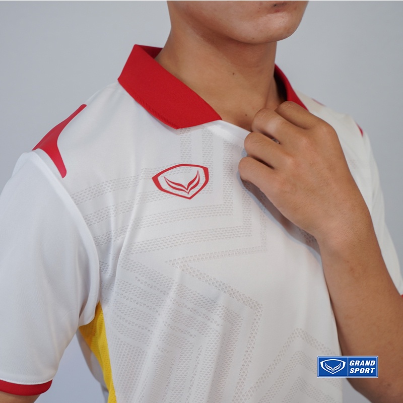 Áo thun Đội tuyển Việt Nam phiên bản Vô địch in ấn Bagde 3d Silicone thoáng mát chính hãng GRAND SPORT