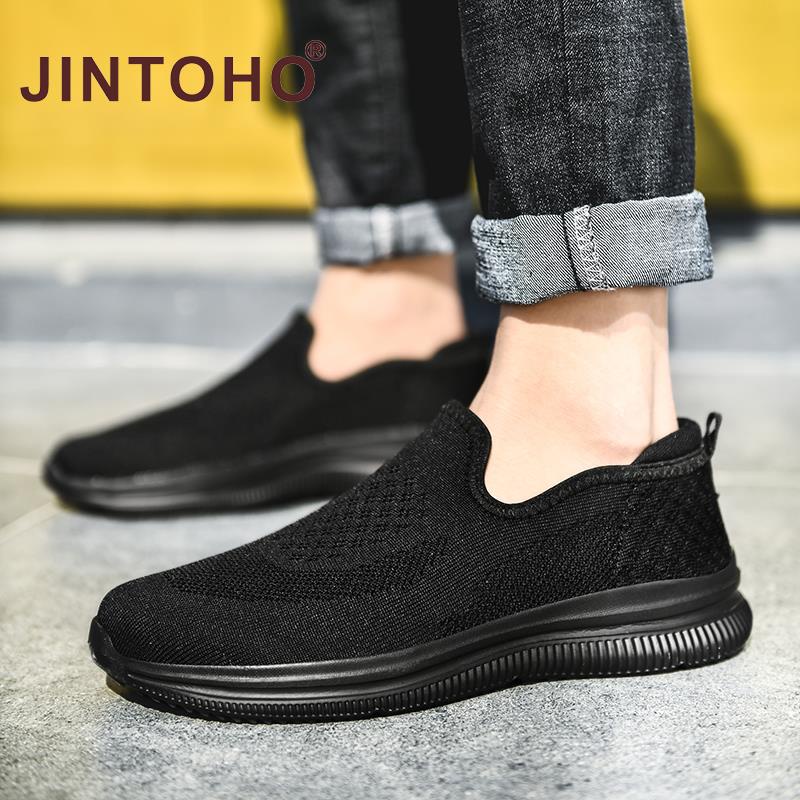 Giày Lười Phối Lưới Thoáng Khí Thời Trang Mùa Hè Cho Nam Có Size Lớn 48