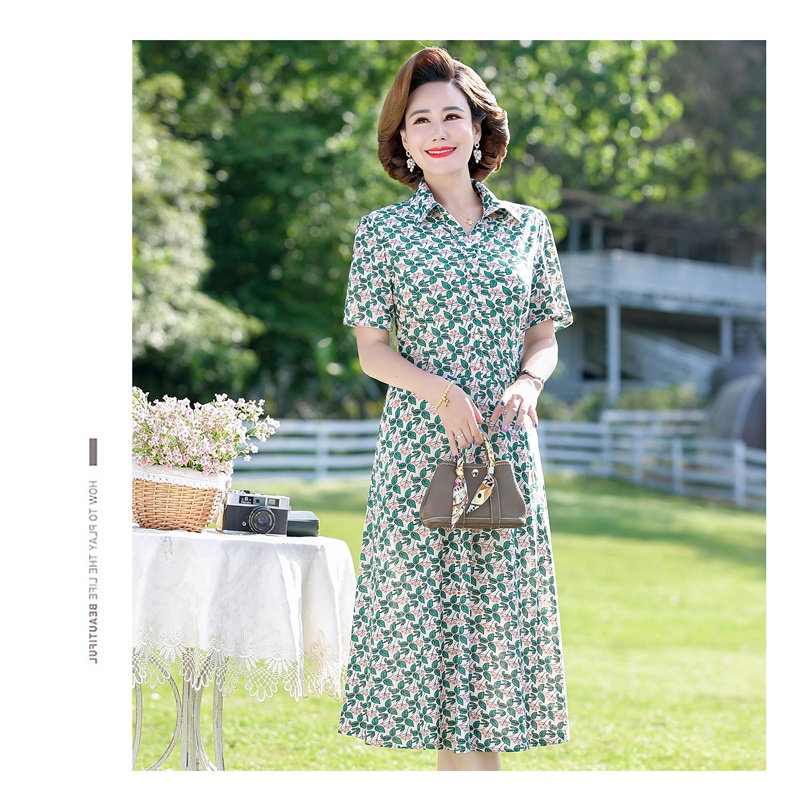 Đầm Thời Trang Mùa Hè Phong Cách Mới Dành Cho Phụ Nữ Trung Niên 2022