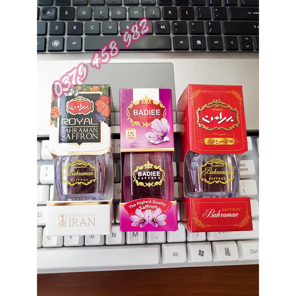 1.0 Gr Saffron Bahraman Thiếc Trắng Super Negin |Nhụy hoa nghệ tây chính hãng Iran | BigBuy360 - bigbuy360.vn