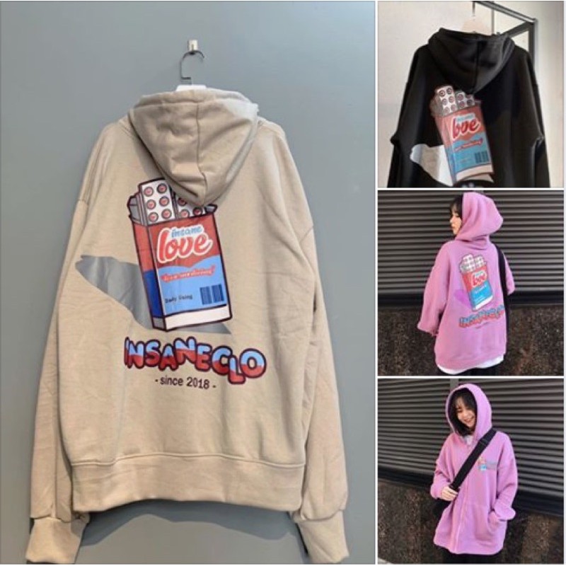ZIP HOODIE KÈM HÌNH THẬT