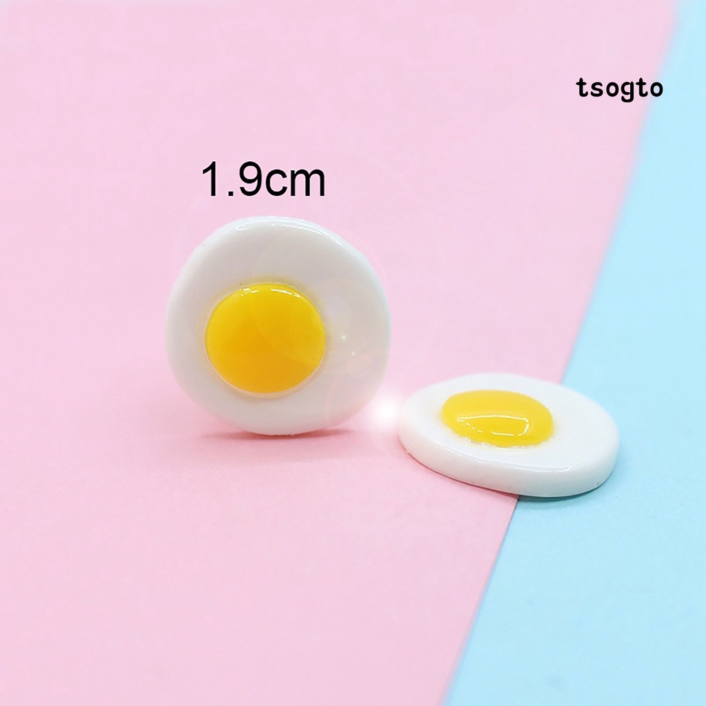 Set 5 Mô Hình Trứng Chiên Mini Bằng Nhựa Resin Cho Bé