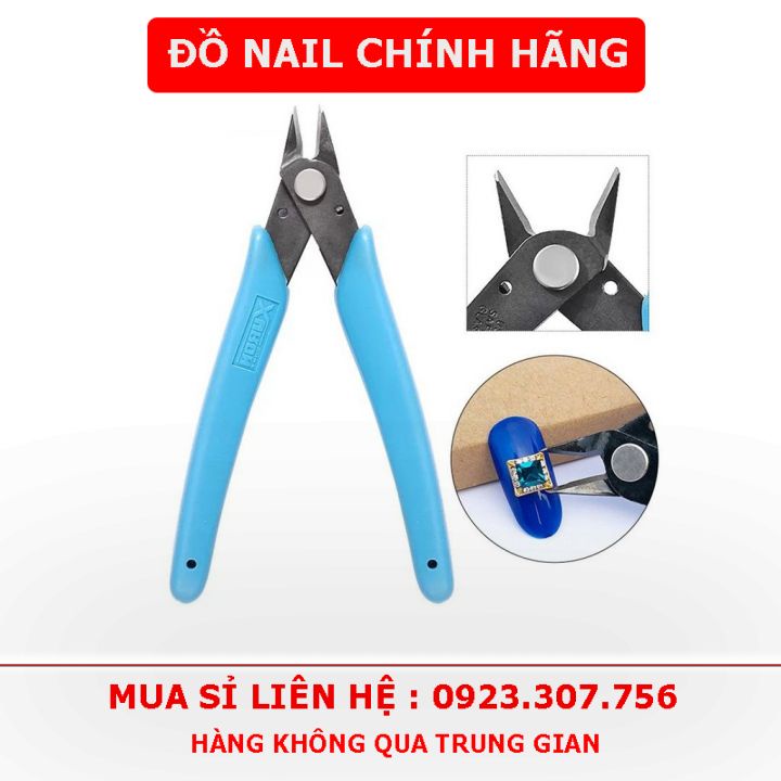 Kìm Phá Đá Nail , Tháo Charm , Cắt Hoa Bột Bằng Thép Cứng