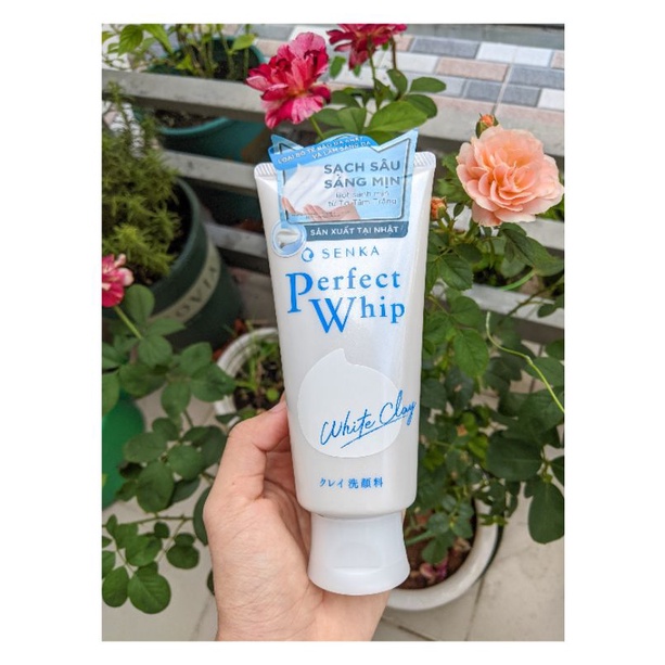 Sữa Rửa Mặt Senka Perfect White Clay 120g (trắng)