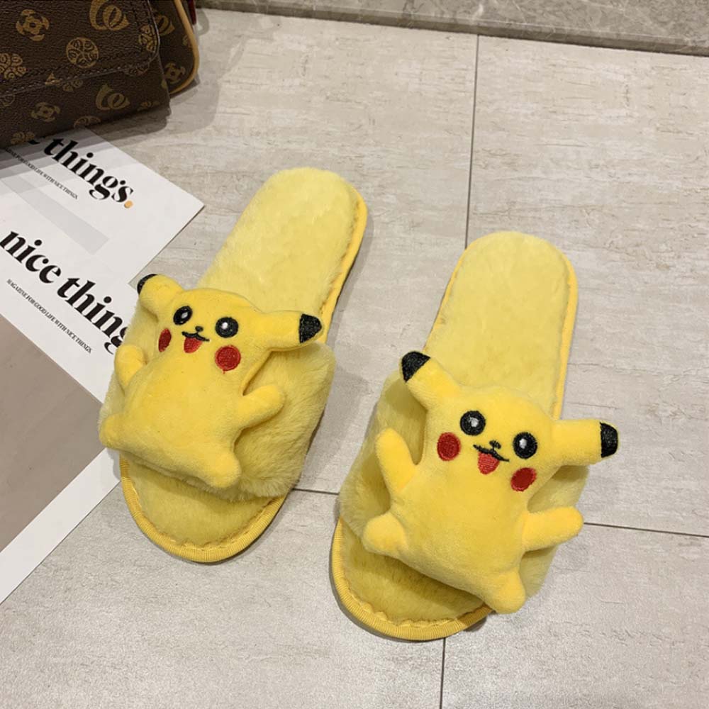 Dép Pikachu Dép Bông đi trong nhà dép khách sạn siêu xinh