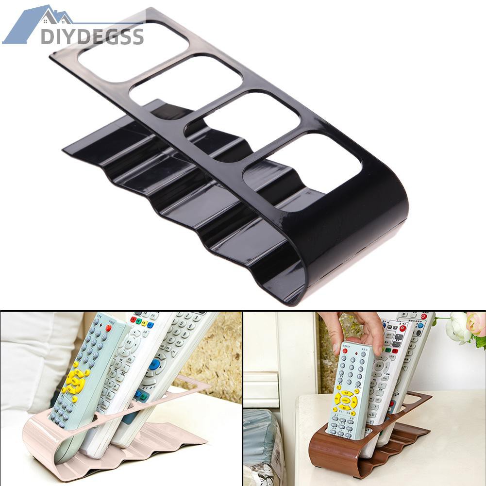 Diydegss2 Practical Wrinkled 4 Section Home Appliance Remote Control Stand Holder