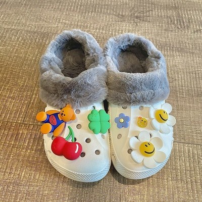Phụ kiện trang trí giày dép crocs hình hoa hướng dương dễ thương