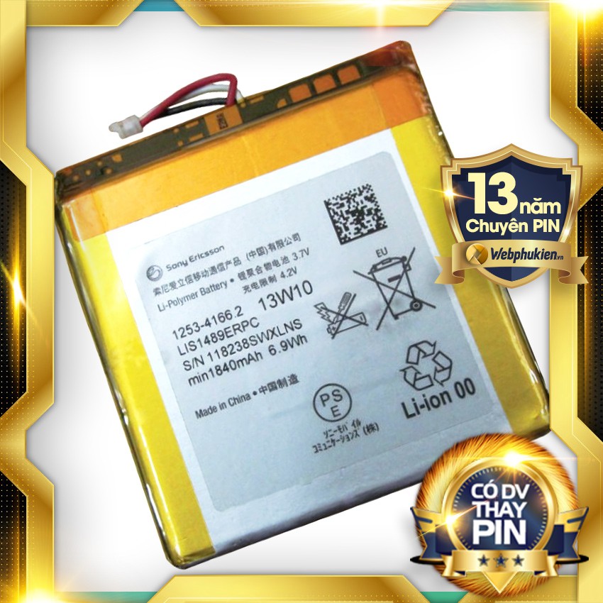Pin zin cho Sony Xperia Acro S (LT26W) - 1840mAh