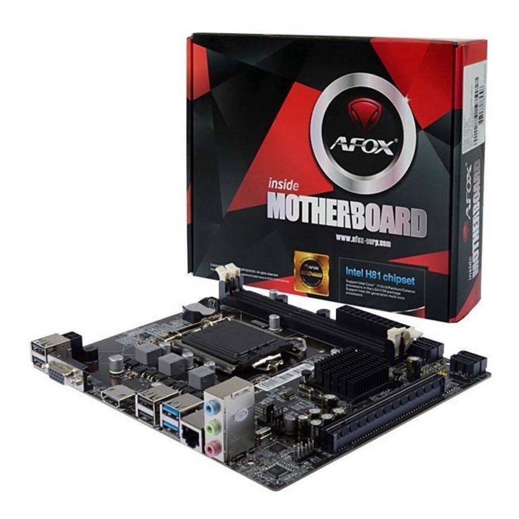 Bo mạch chủ - Mainboard AFOX H81 - Hàng chính hãng - Bảo hành 36 tháng!