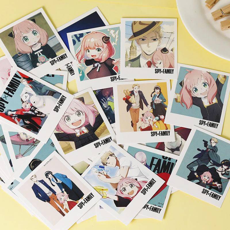 Set 40 Tấm Thẻ Ảnh HD In Hình Phim Loid Forger Forger Yor Forger