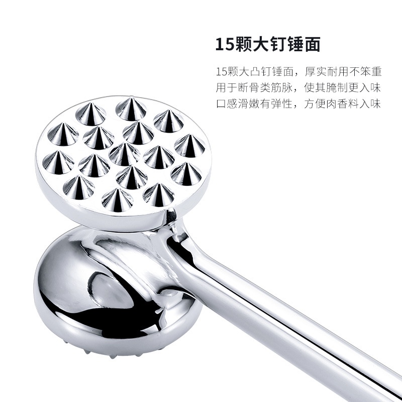 Búa đập thịt bò bít tết bằng hợp kim kẽm