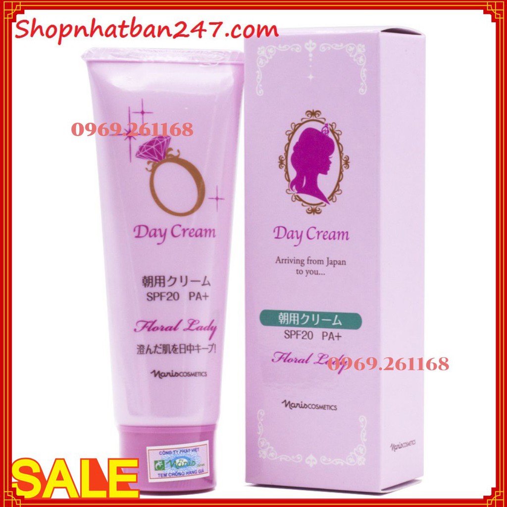 [Hàng chính hãng] Kem dưỡng da ban ngày Naris Floral Lady Day Cream SPF20/PA+ (50g) - 100% Authentic