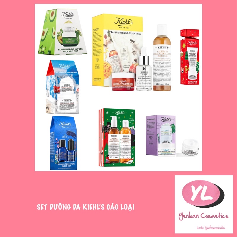 Set Kiehls Rockin' Hits Vault - Top mỹ phẩm huyền thoại nhà Kiehl's tách set