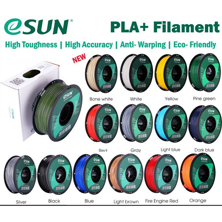 Nhựa in 3D ESUN PLA+ Cao Cấp 1kg/Cuộn