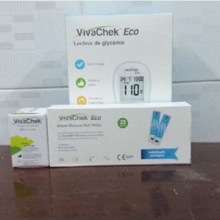 Que thử đường huyết VivaChek Eco 25 que/hộp