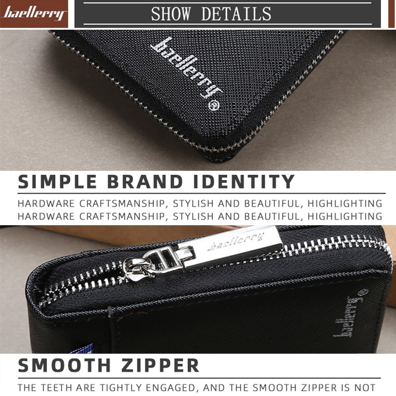 【nono】Baellerry  K9105 Men Creative Multi-card Position Organ Card Wallet