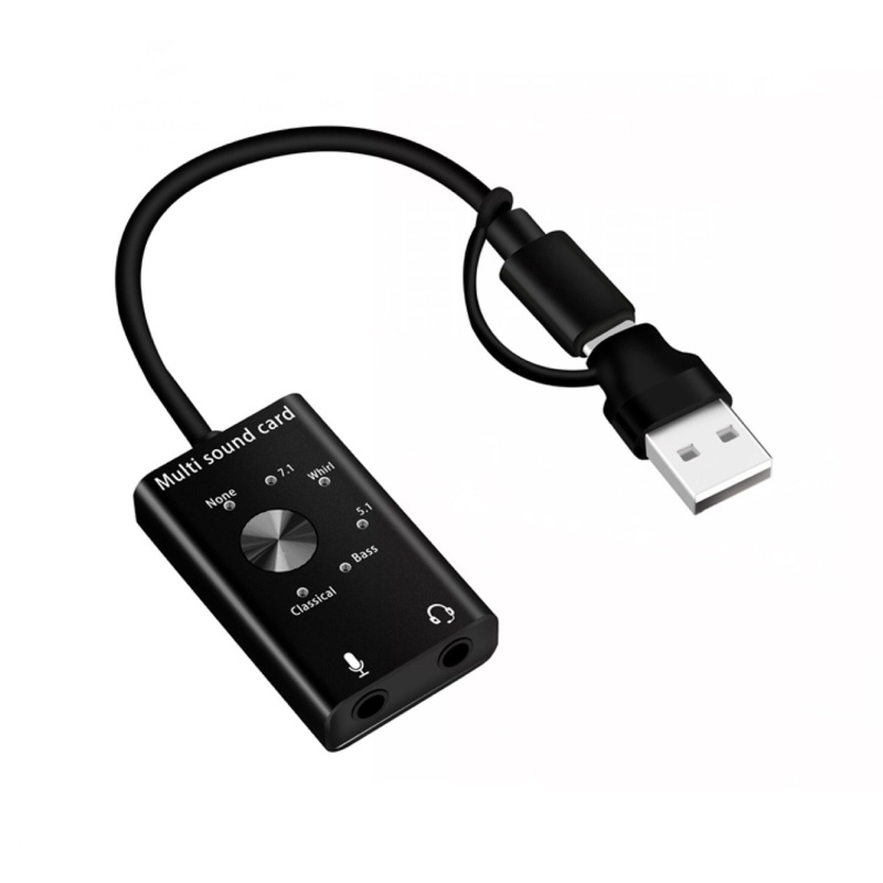 Thẻ Âm Thanh Nổi Với Giắc Cắm 3 5mm Chuyên Dụng Cho Micro