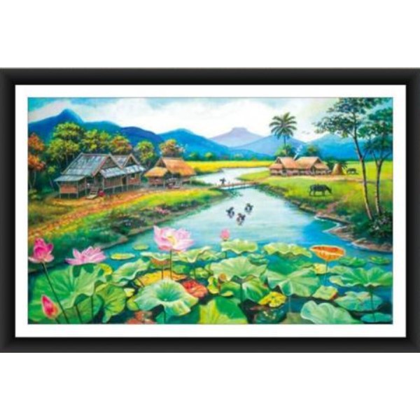 TRANH ĐÍNH ĐÁ PHONG CẢNH VS307 (93X65)