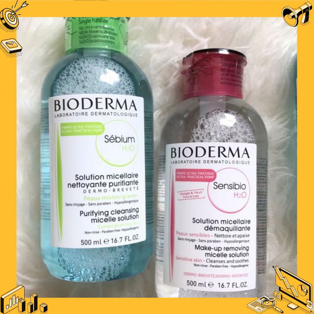 [NỔI BẬT] Nước tẩy trang BIODERMA Sensibio H2O Pháp Nắp Nhấn [NỔI BẬT] | BigBuy360 - bigbuy360.vn