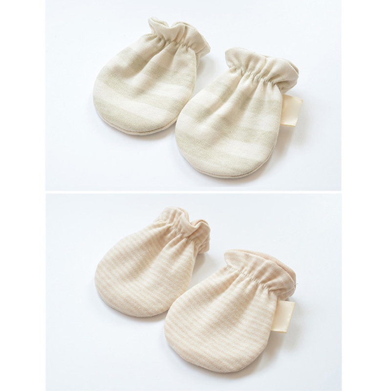 Găng Tay Chống Trượt Họa Tiết Kẻ Sọc 5 Màu Tùy Chọn Dành Cho Bé