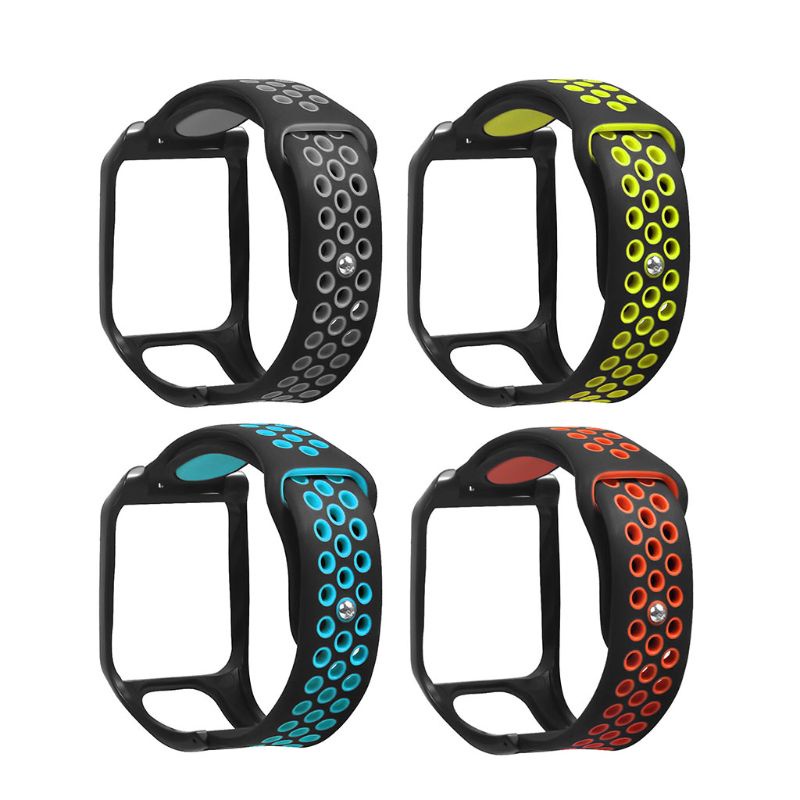 Dây Đeo Thay Thế Bằng Silicone Thoáng Khí Cho Đồng Hồ Tomtom Runner 3/Adventurer/Golfer 2/Runner 2 Cardio/Spark 3 | BigBuy360 - bigbuy360.vn