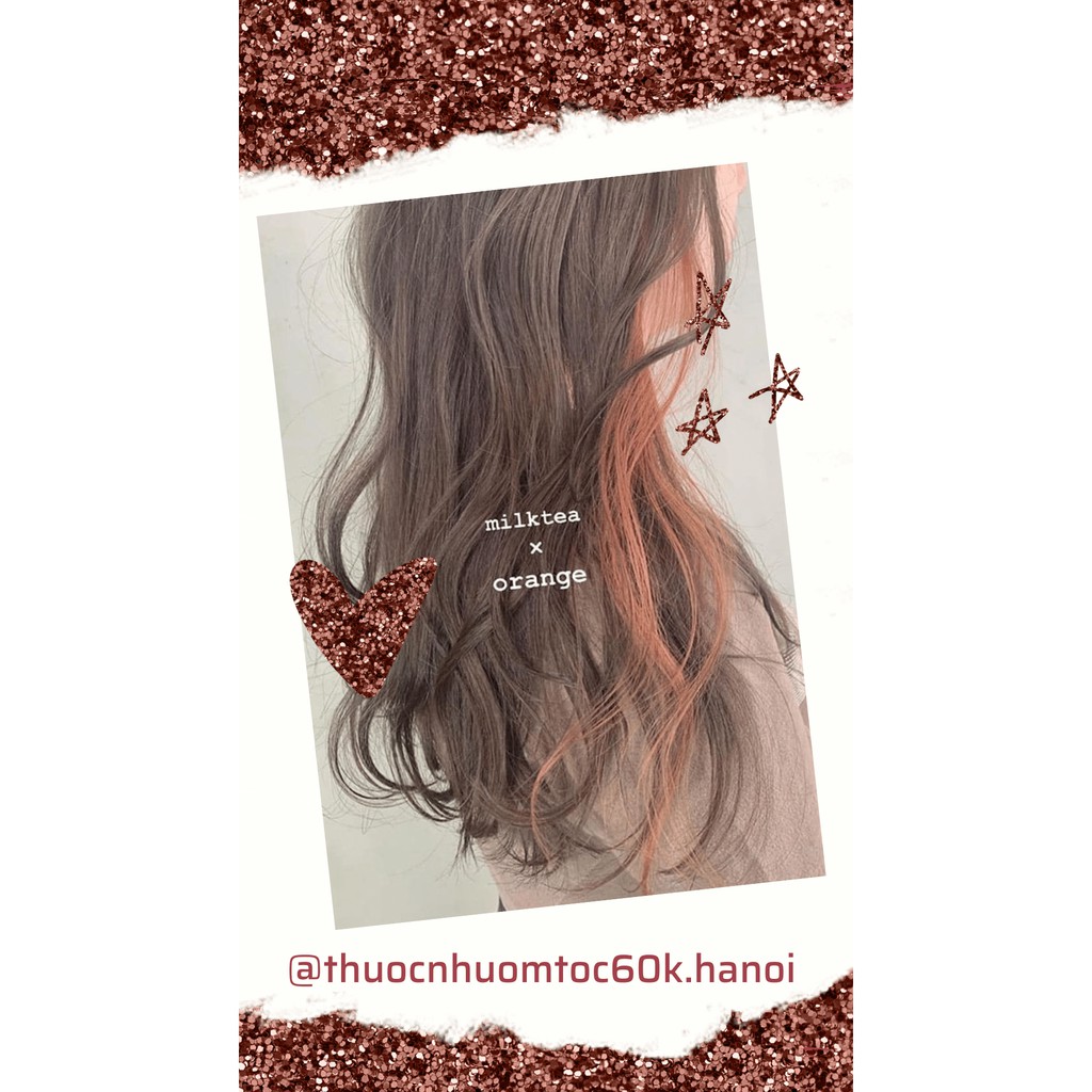 (K TẨY) Thuốc nhuộm tóc màu Nâu Sữa kèm trợ dưỡng găng tay thuocnhuomtoc60k.hanoi | BigBuy360 - bigbuy360.vn