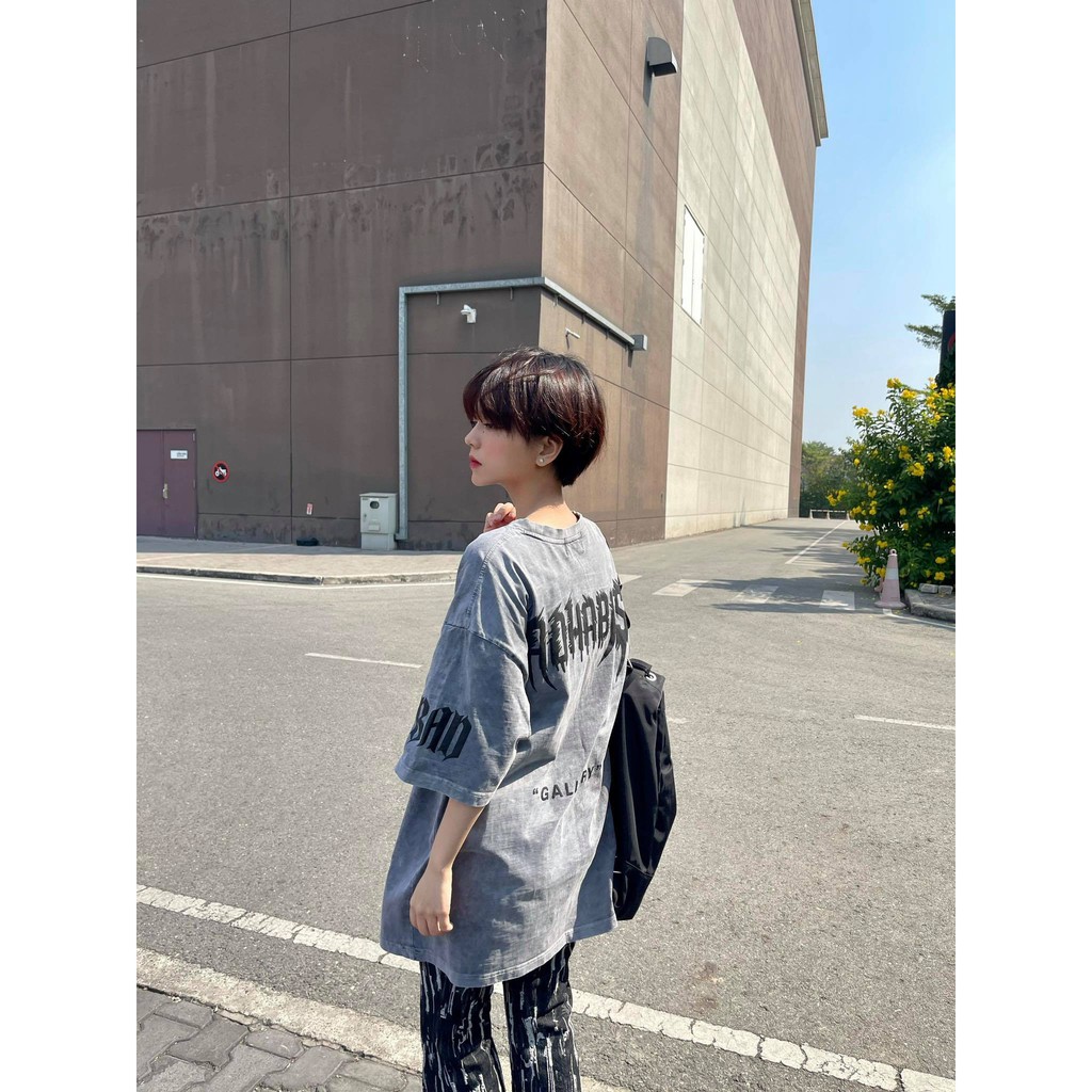 Áo Thun Unisex Bad Habits Label Washed 100% Cotton - Local Brand Chính Hãng | BigBuy360 - bigbuy360.vn