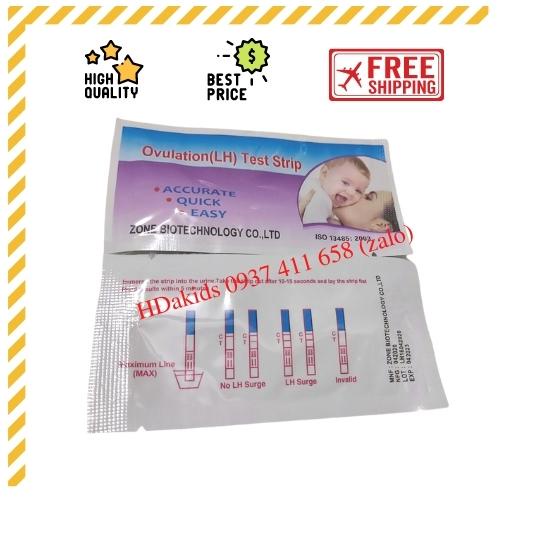 Combo 20 QUE THỬ RỤNG TRỨNG OVULATION (LH) TEST STRIP