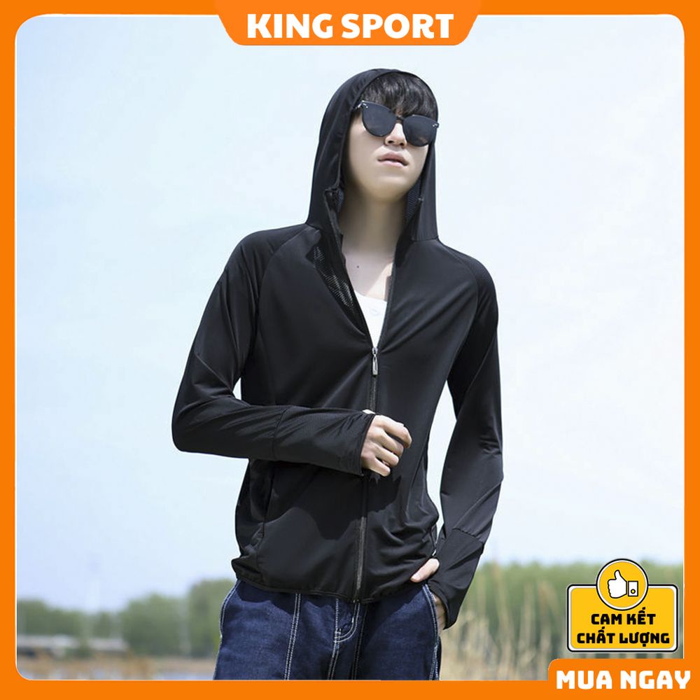 Áo chống nắng nam nữ cao cấp thoáng mát chống mọi tia UV gây hại cho da chính hãng KING SPORT